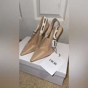 J’ADIOR Slingback Pump Nude Heel.
